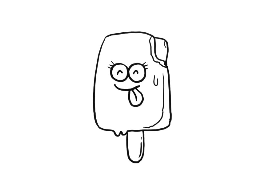 卡通雪糕怎么画-图4