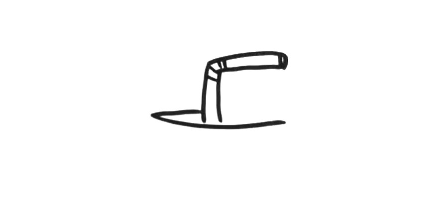 夏日清凉西瓜汁简笔画-图2