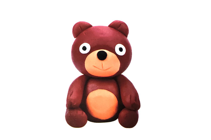 如何用橡皮泥捏小熊