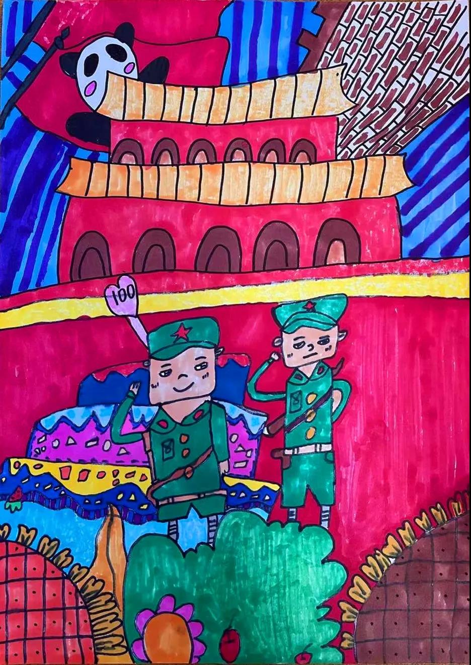 庆祝建党100周年主题绘画-图8