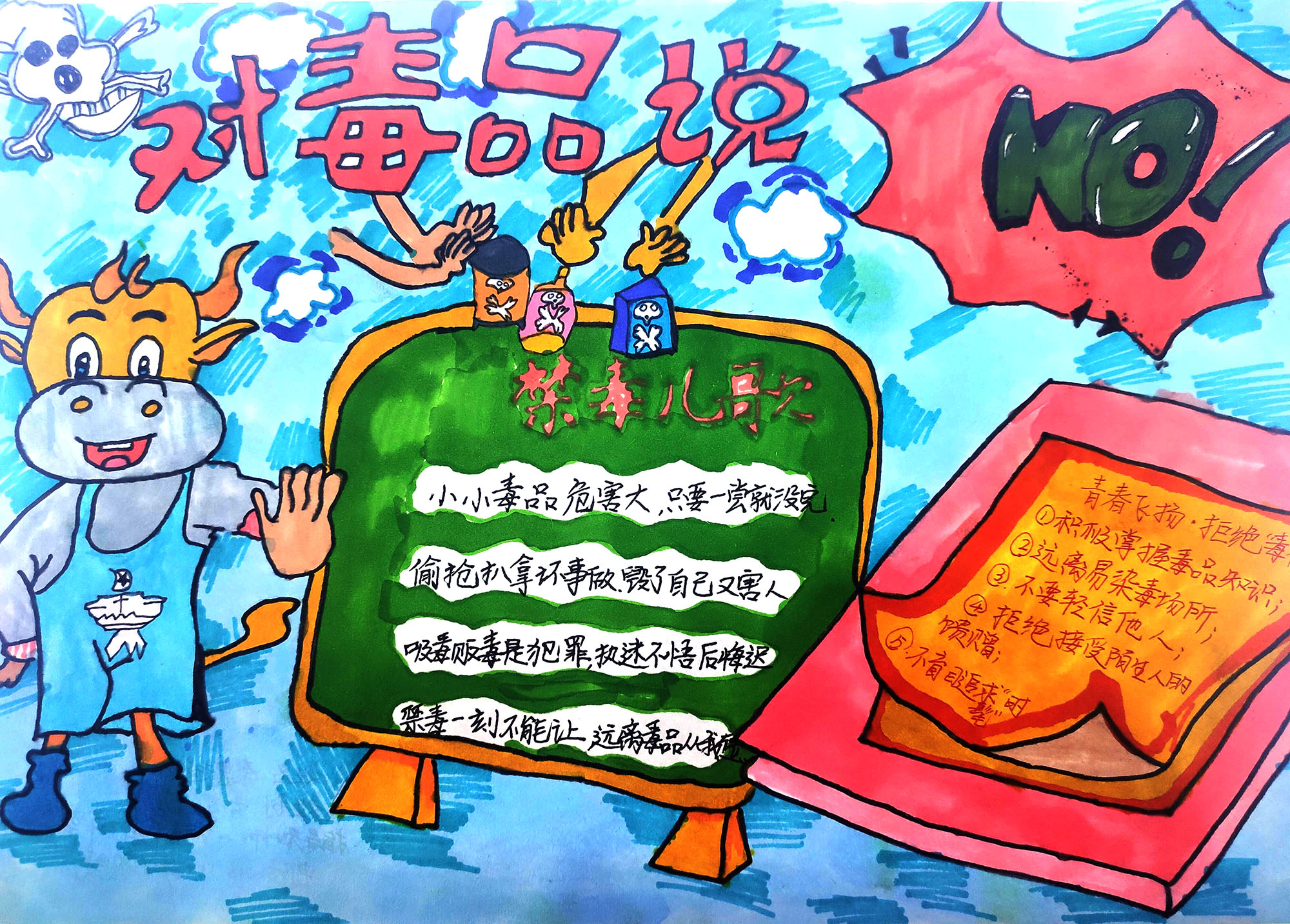 6.26禁毒教育手抄报图片-图6