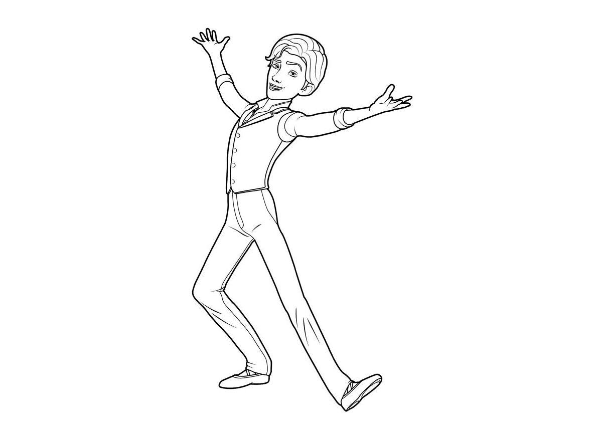 跳舞的人简笔画图片-图1
