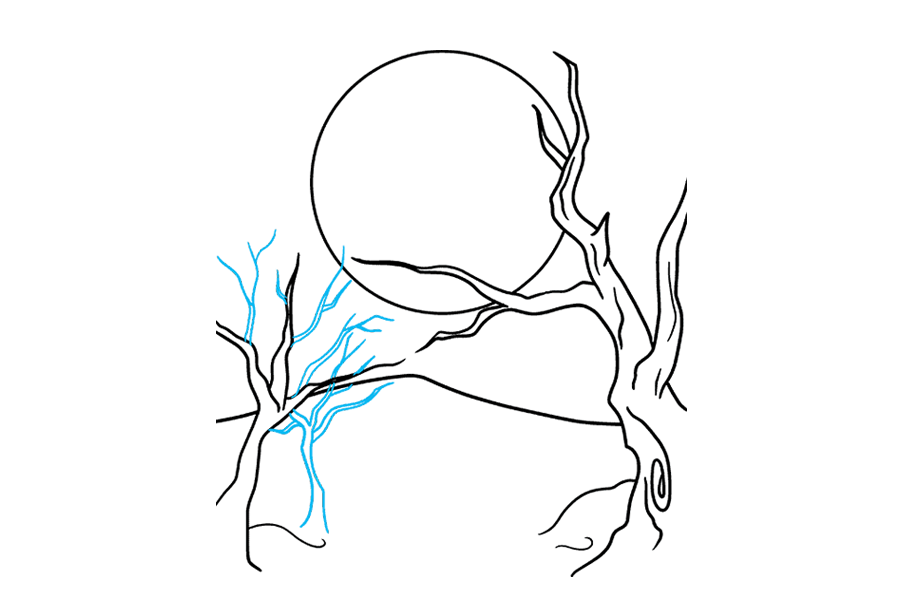 如何画一个幽灵般的森林-图4