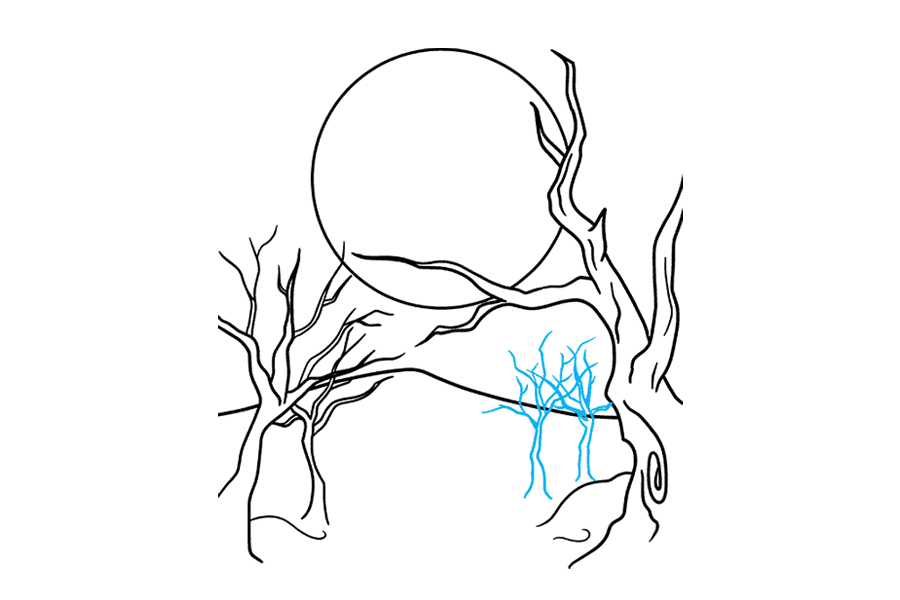 如何画一个幽灵般的森林-图5
