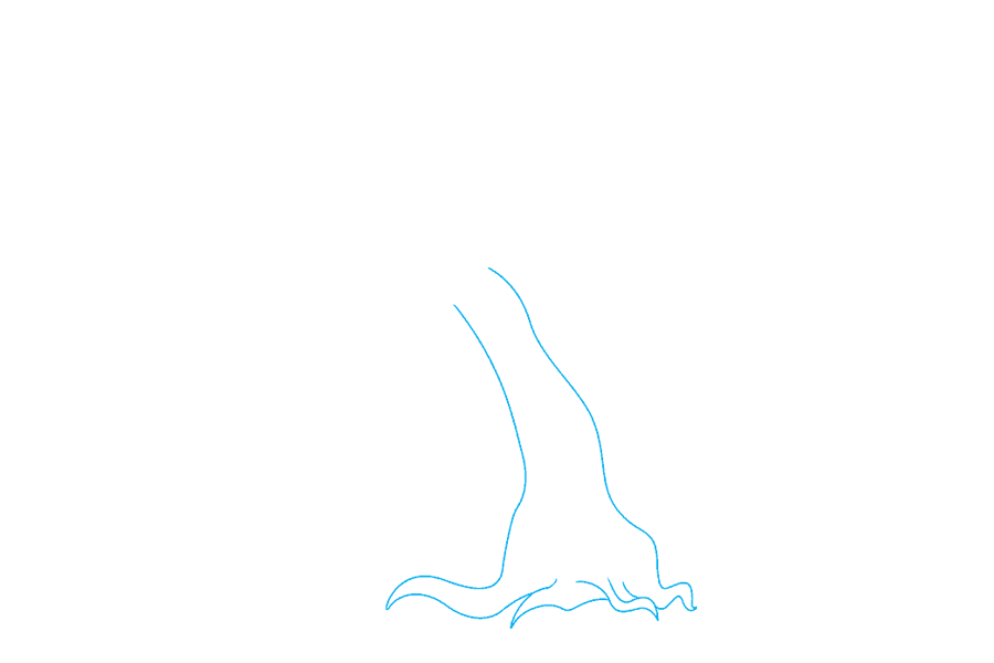 如何画一颗干枯了的大树-图1