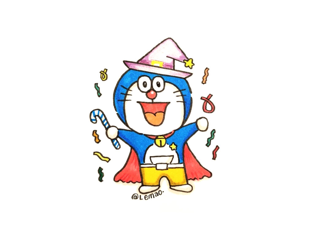 哆啦A梦简笔画-图6