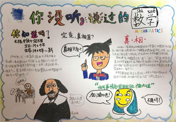 数学手抄报内容-数学工作