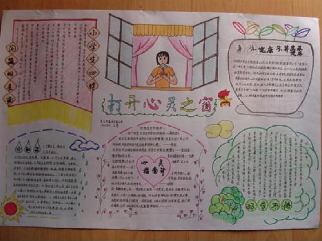 心理健康手抄报内容-健康不只是身体的健康