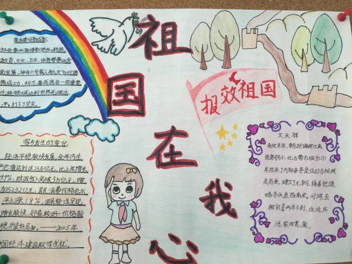 祖国在我心中手抄报内容-中国