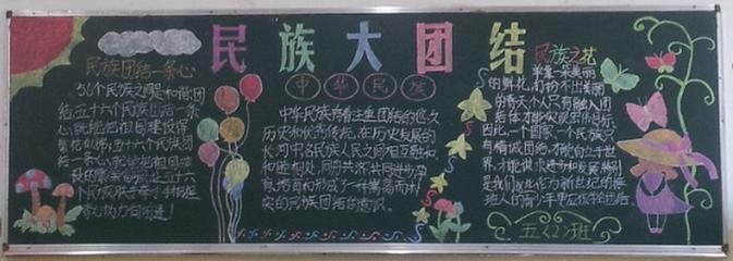 民族团结手抄报内容-我骄傲我是中国人