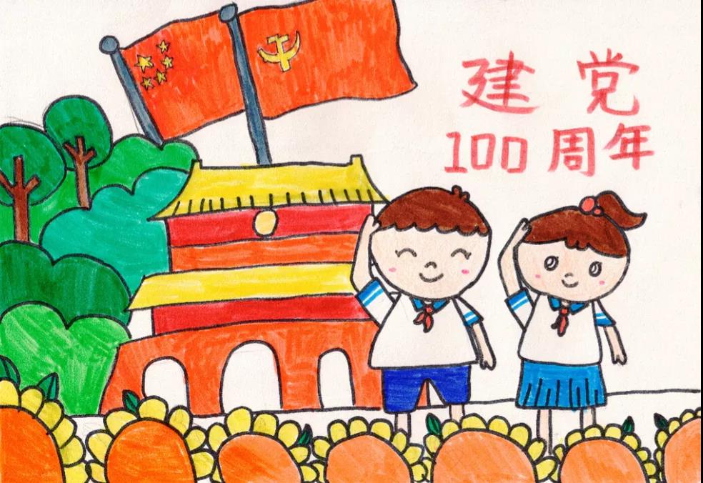 步骤4：1921至2021，见证了中华民族历史命运深刻变革的伟大转折，镌刻下党带领人民坚定迈向复兴的丰功伟绩，我深信党的未来，中国的未来，一定会更美好！