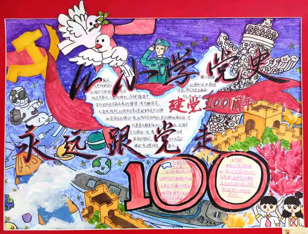 9张学党史手抄报简单又漂亮-图5