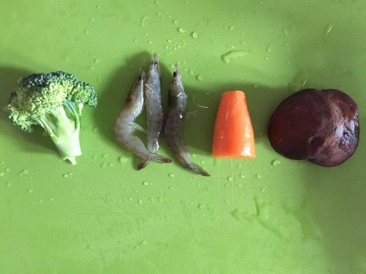 第1步：准备好所有食材。