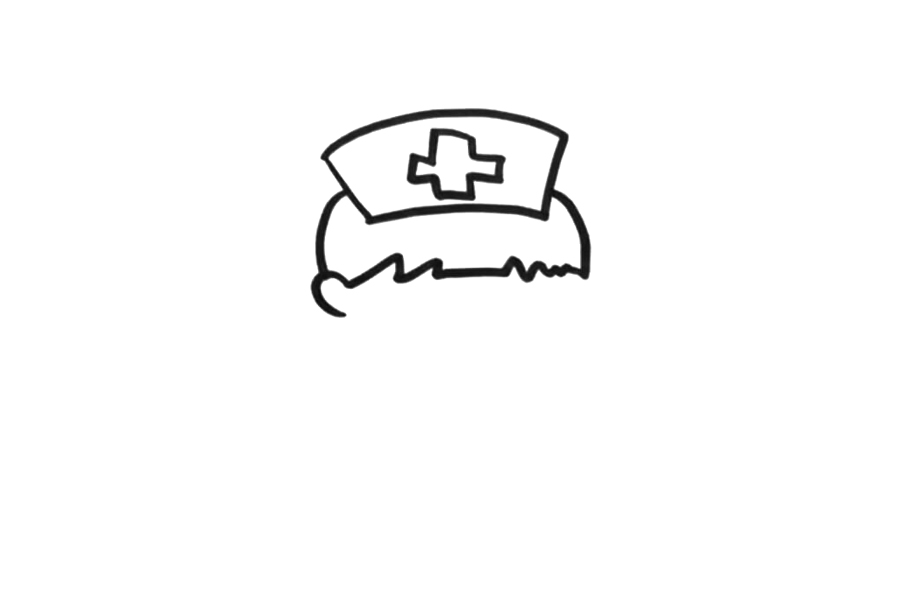 白衣天使护士怎么画-图2