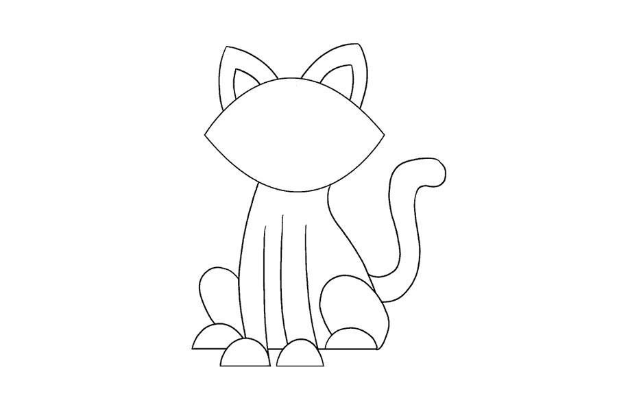 步骤16：根据需要擦除重叠的线条。