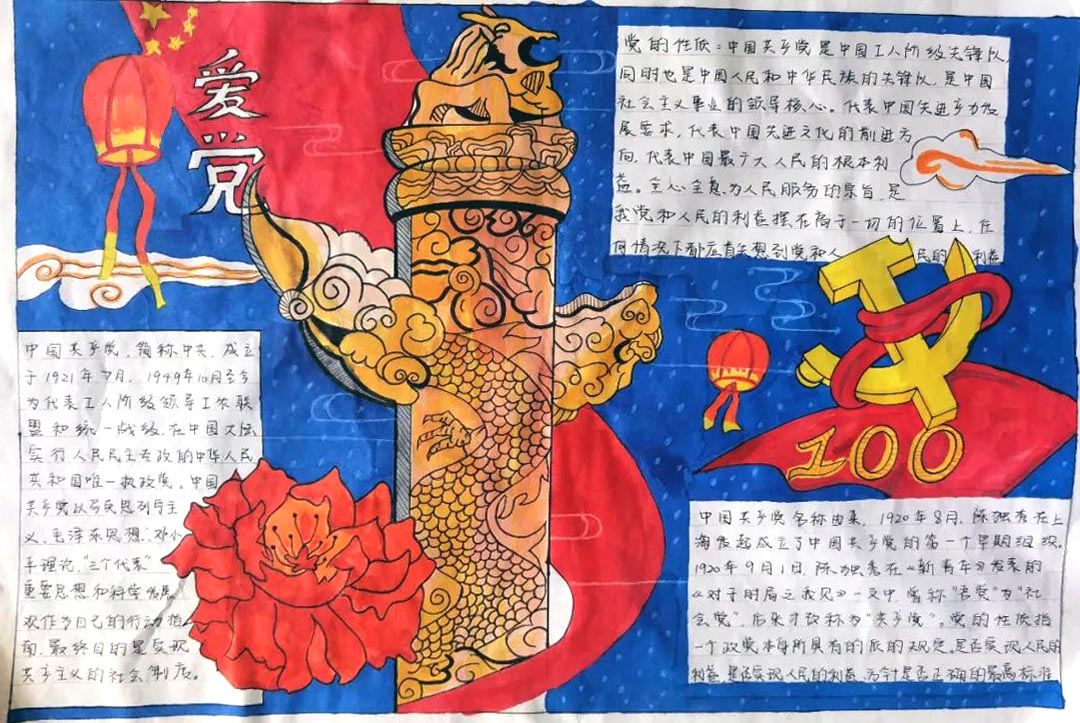 学党史正青春——建党百年手抄报-图4