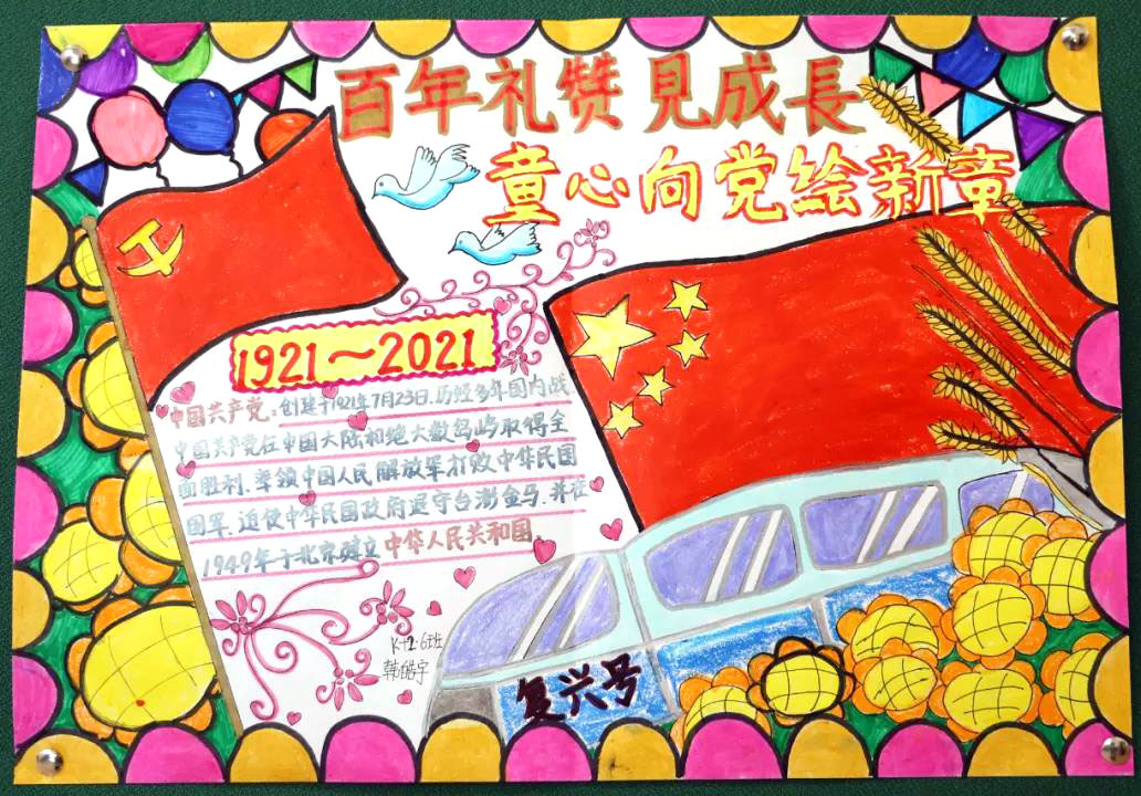 红领巾心向党主题手抄报-图5