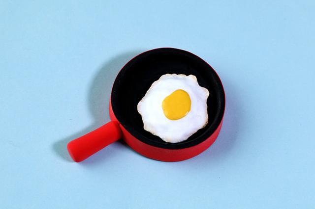 创意超轻粘土教程 平底锅煎蛋