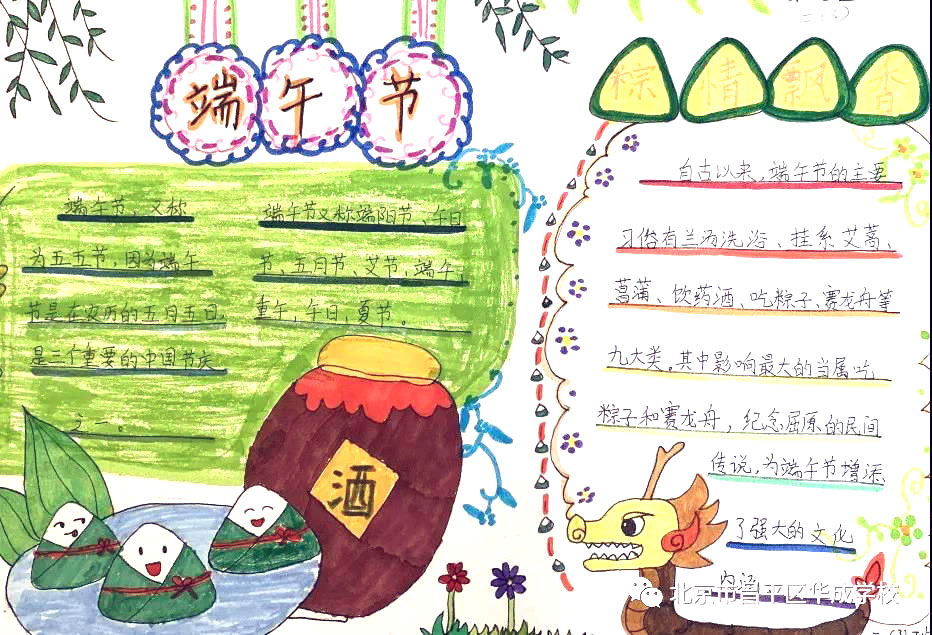 三年级画端午节的手抄报-图6