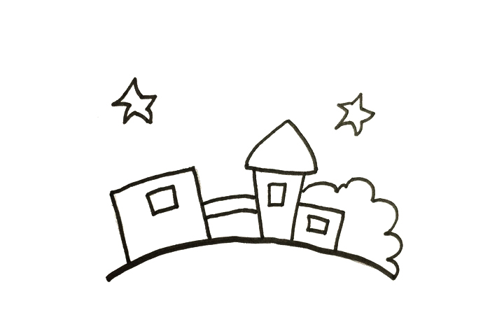 夜晚街道怎么画-图2