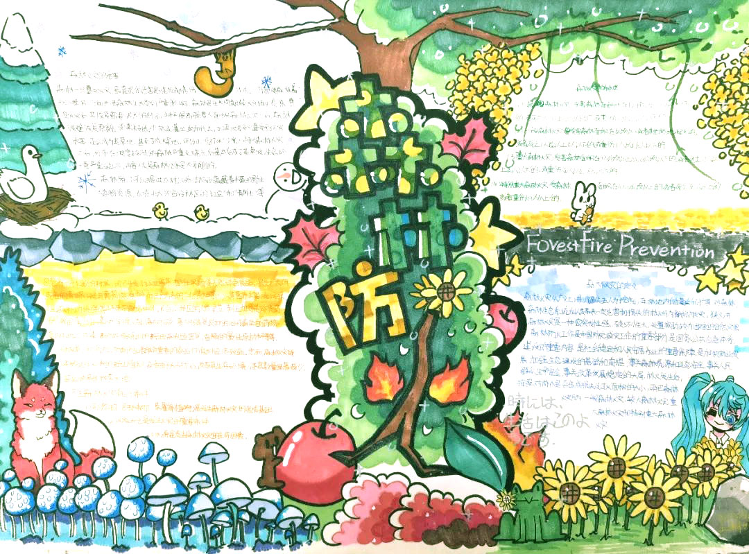 关于森林防火手抄报图片-图3