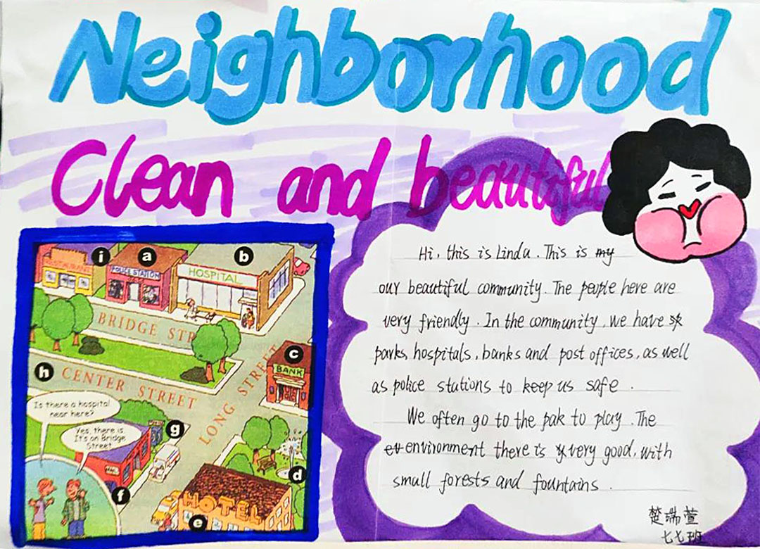 漂亮的八年级英语手抄报图片-图10