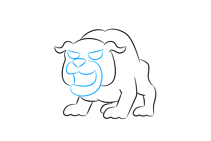 步骤3：处理愤怒的面部表情