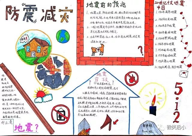 怎么画防灾减灾的手抄报-图3
