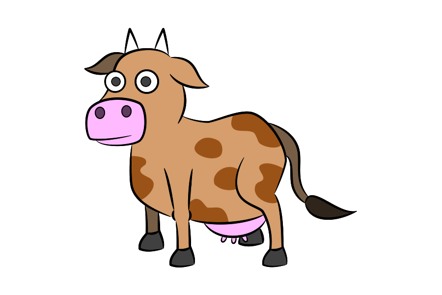 如何画一头牛