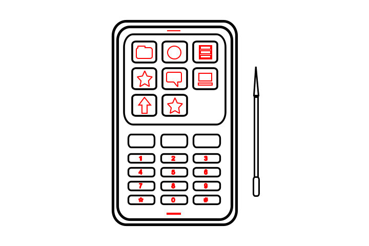 如何画卡通手机-图5