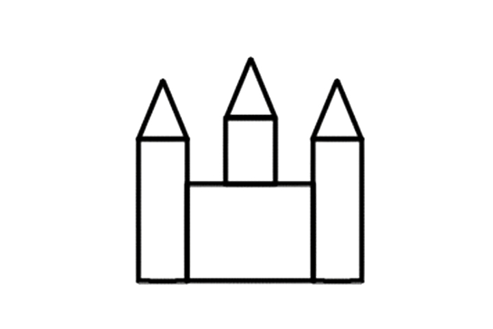 简单的城堡怎么画-图4