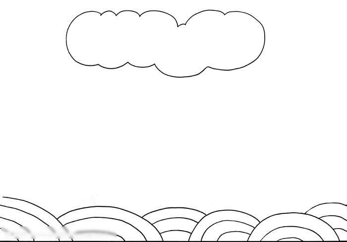 简单又漂亮二年级感恩的心手抄报-图1