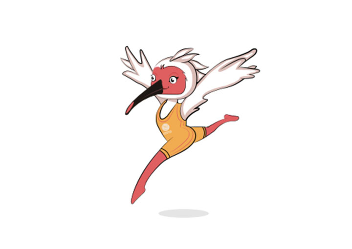 十四运吉祥物简笔画——朱鹮·朱朱-图6