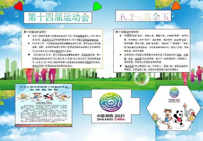 迎接十四运电脑小报设计图-图4