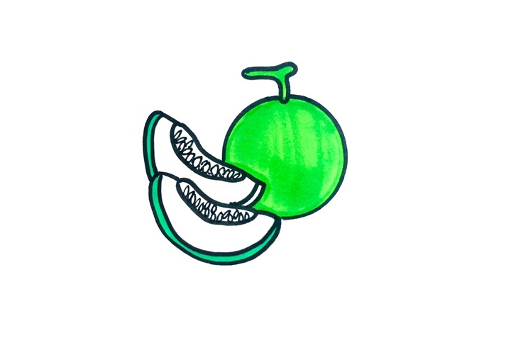 如何画哈密瓜-图4