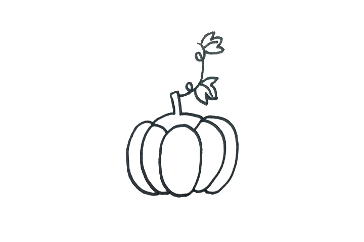 南瓜怎么画-图3