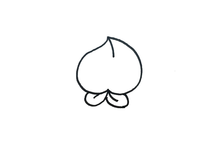 怎么画桃子-图2