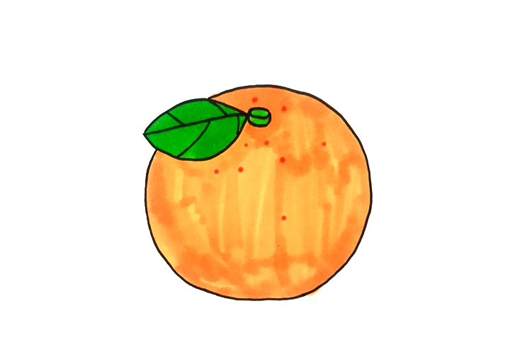 橙子怎么画