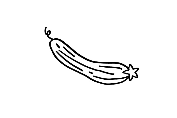 丝瓜怎么画-图2