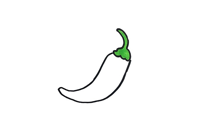 如何画辣椒-图3