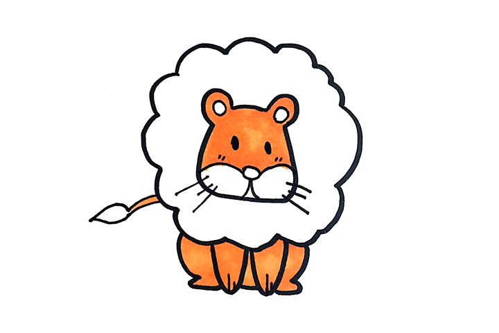 大狮子怎么画-图4