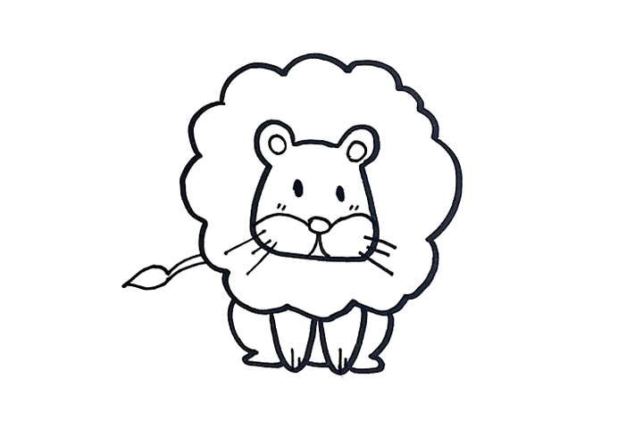 大狮子怎么画-图3