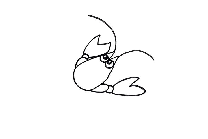 小龙虾怎么画-图2