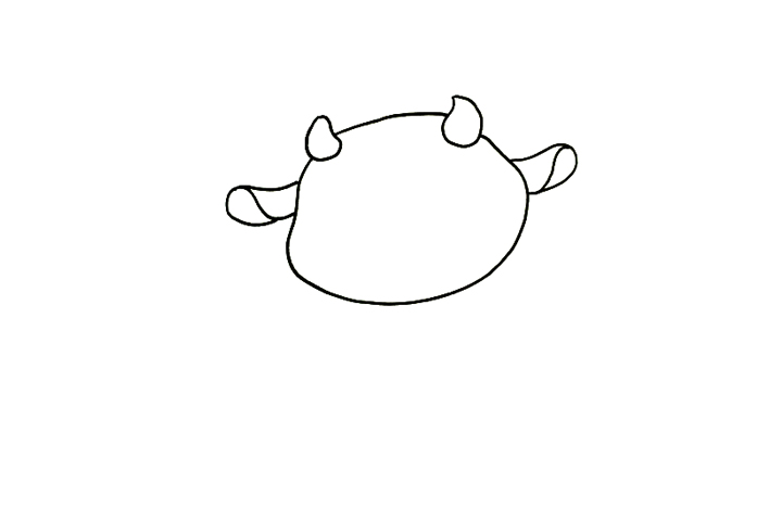 可爱小牛怎么画-图2