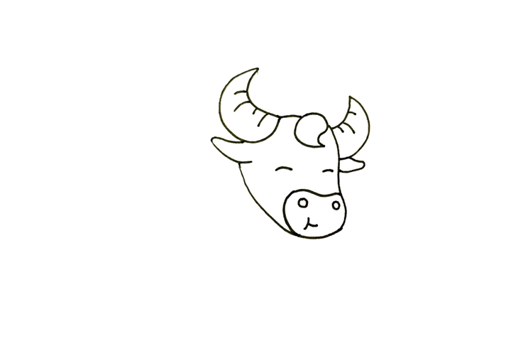 黄牛怎么画-图1