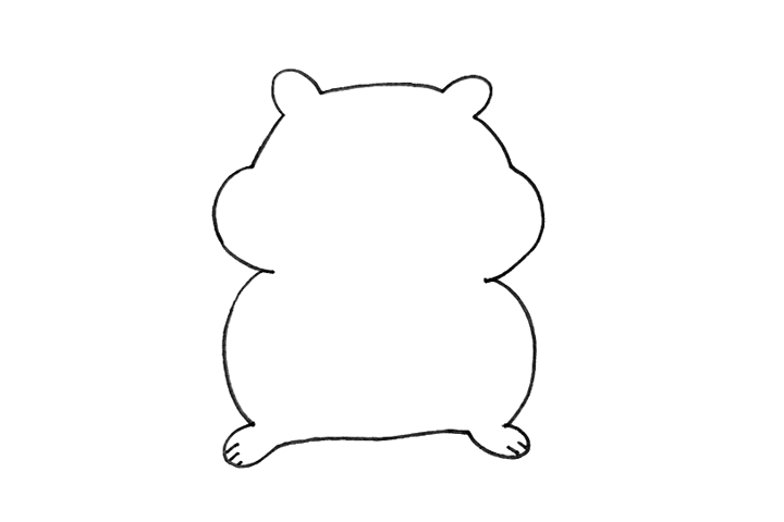 可爱仓鼠简笔画-图2