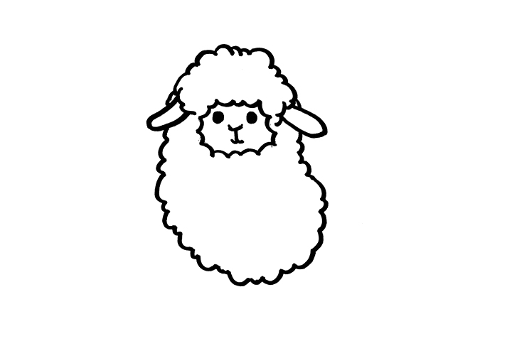 羊驼怎么画-图2