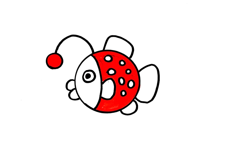 灯笼鱼怎么画-图4