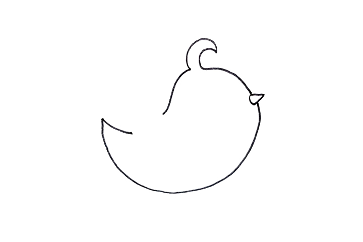 怎么画漂亮又简单的喜鹊-图1