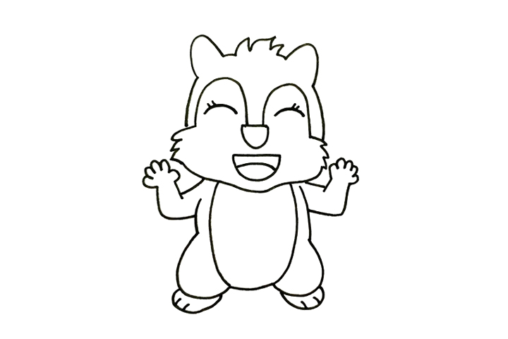 可爱小松鼠怎么画-图2